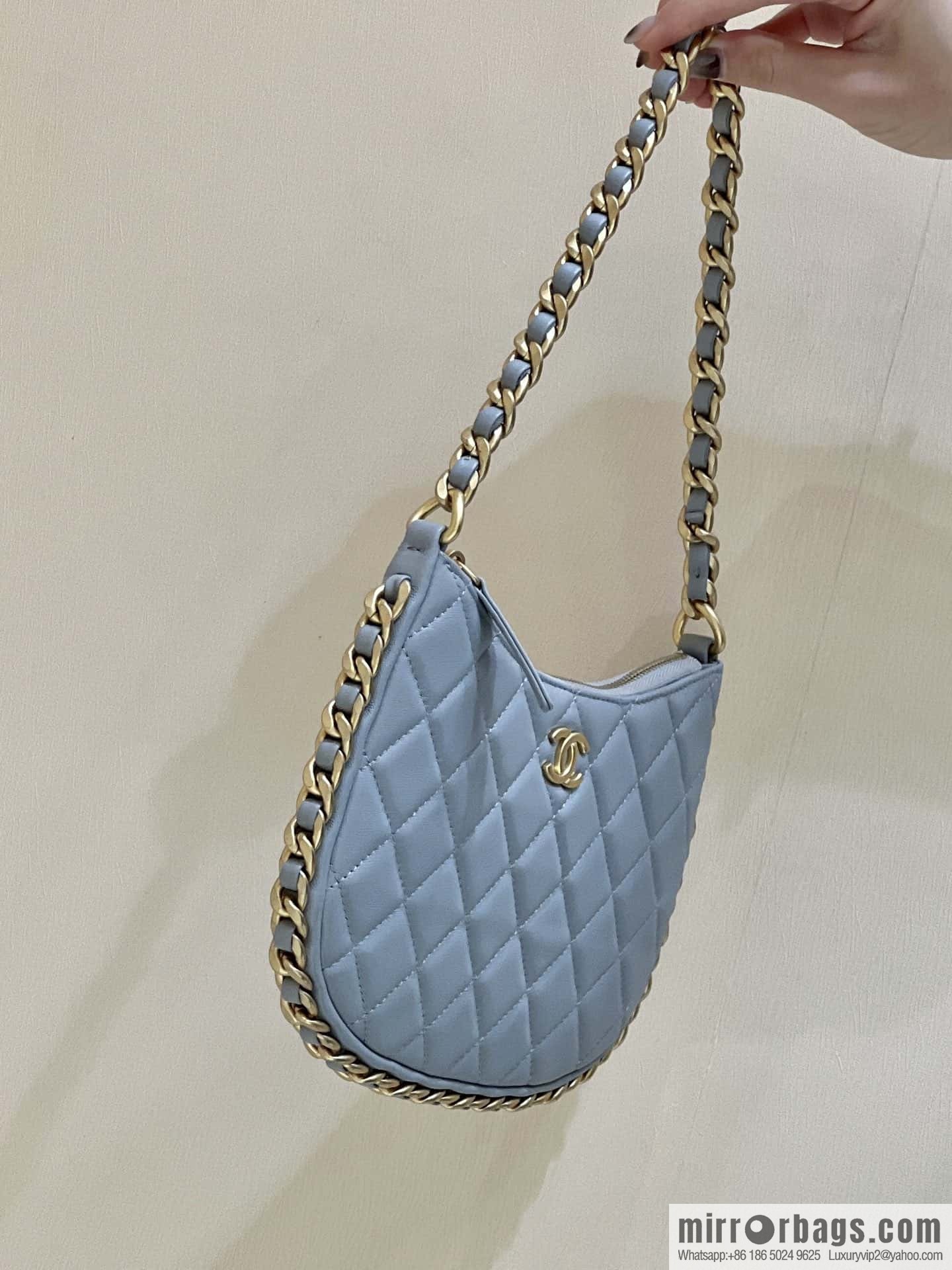 CHANEL 23B autumn and winter trailer series hobo armpit bag AS4378