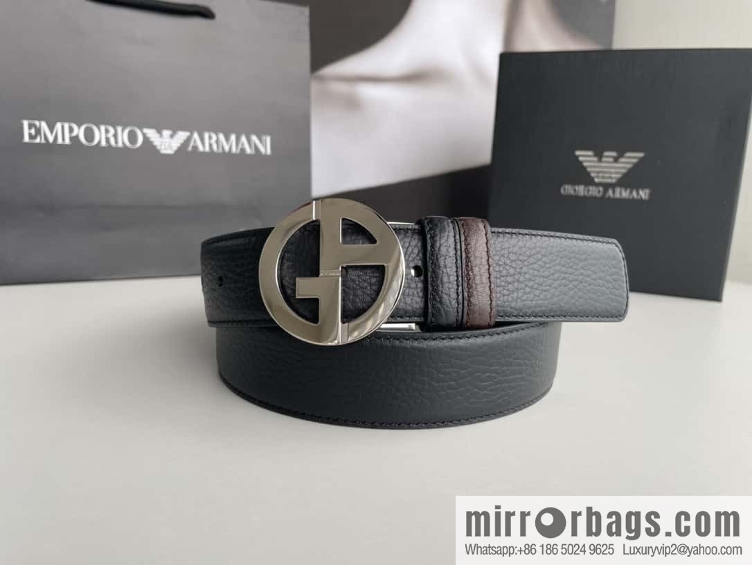 Giorgio Armani (Italy) Men's belt width 3.5cm
