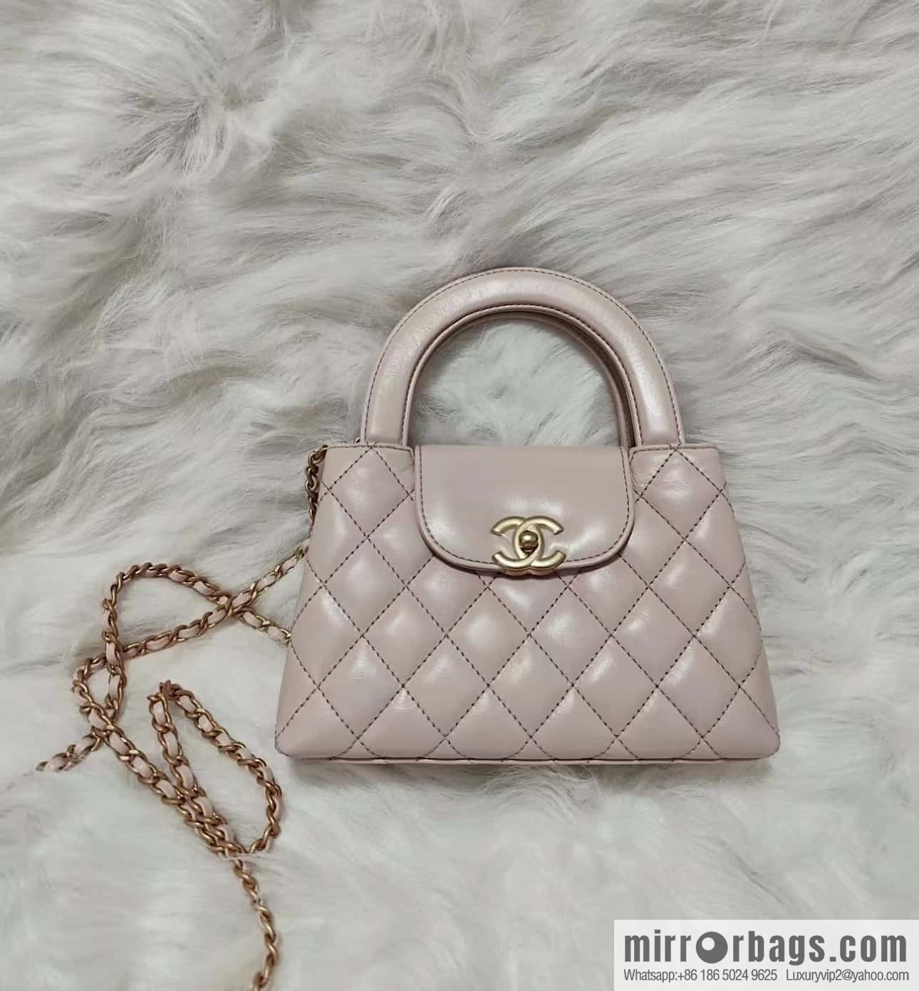CHANEL 23K autumn and winter series Kelly bag AS4416 pink