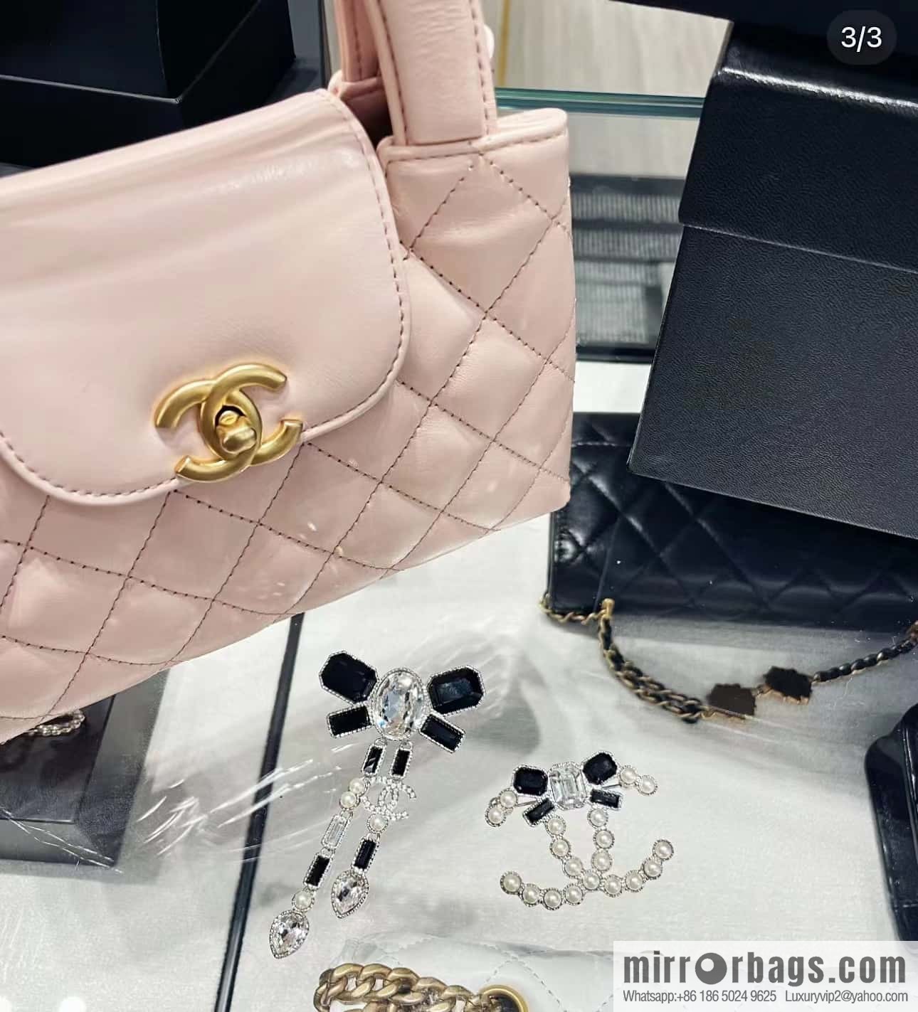 CHANEL 23K autumn and winter series Kelly bag AS4416 pink