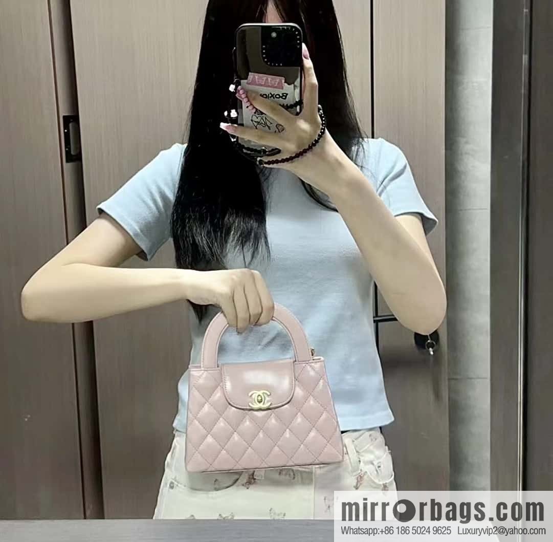CHANEL 23K autumn and winter series Kelly bag AS4416 pink