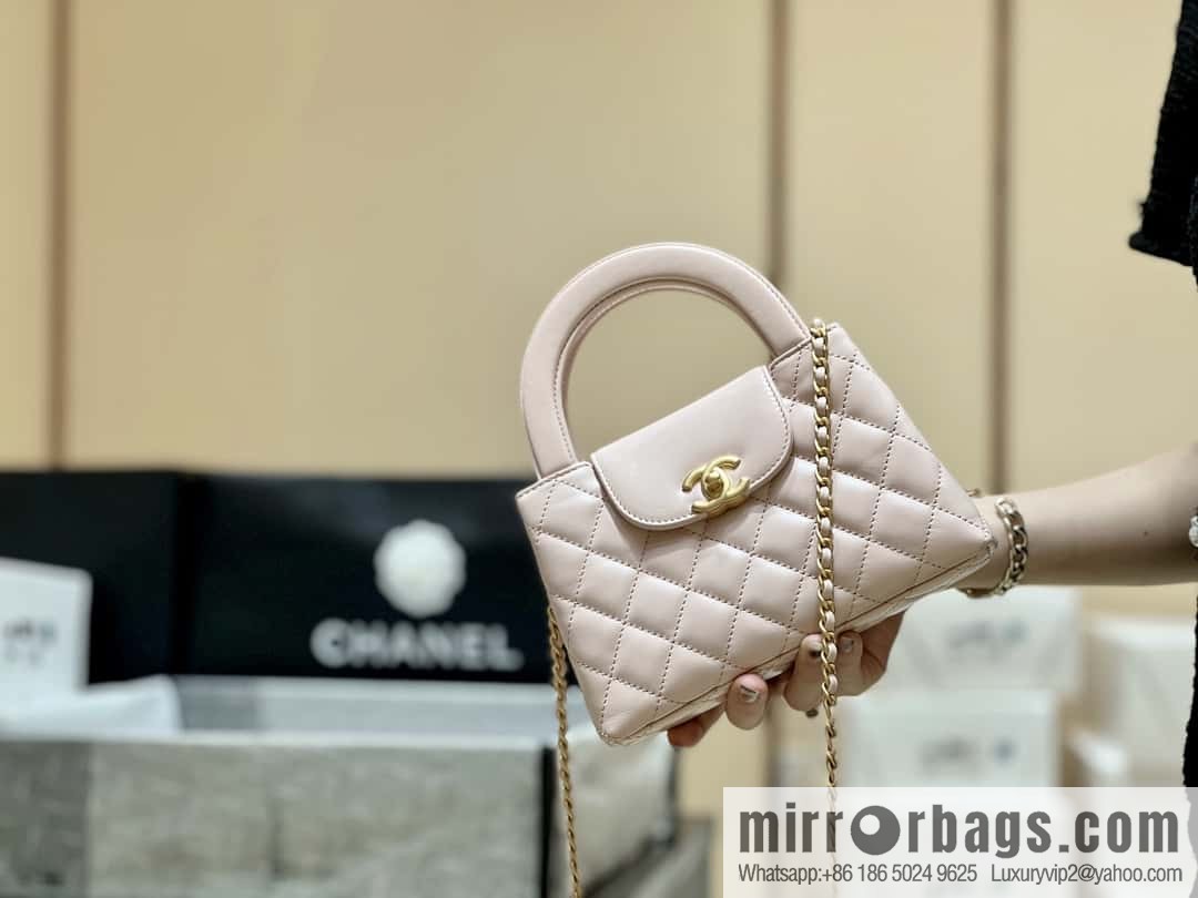 CHANEL 23K autumn and winter series Kelly bag AS4416 pink