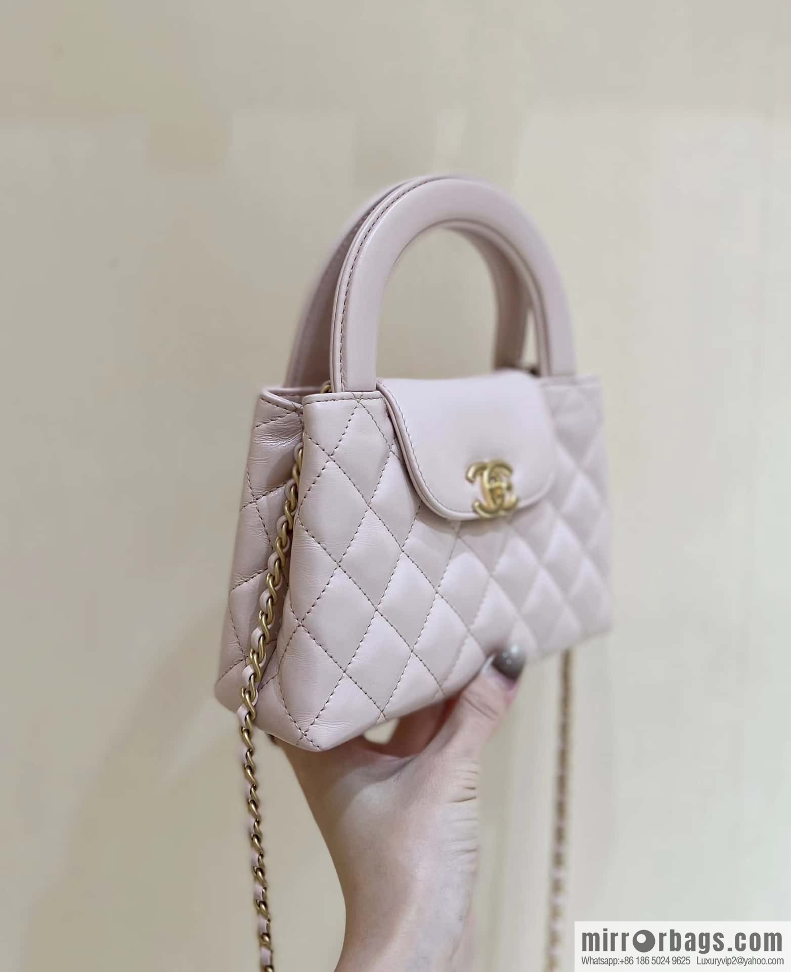 CHANEL 23K autumn and winter series Kelly bag AS4416 pink