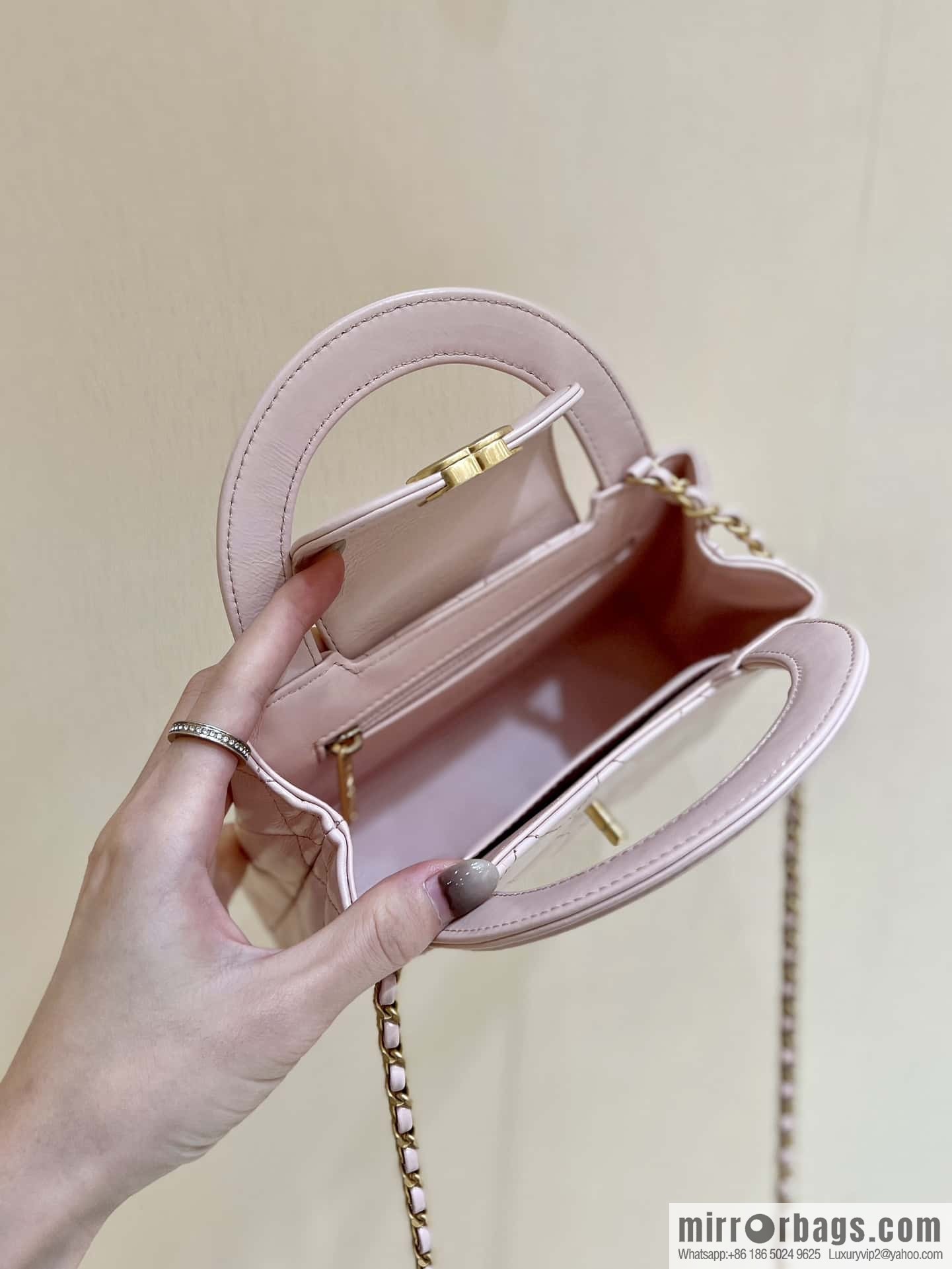 CHANEL 23K autumn and winter series Kelly bag AS4416 pink