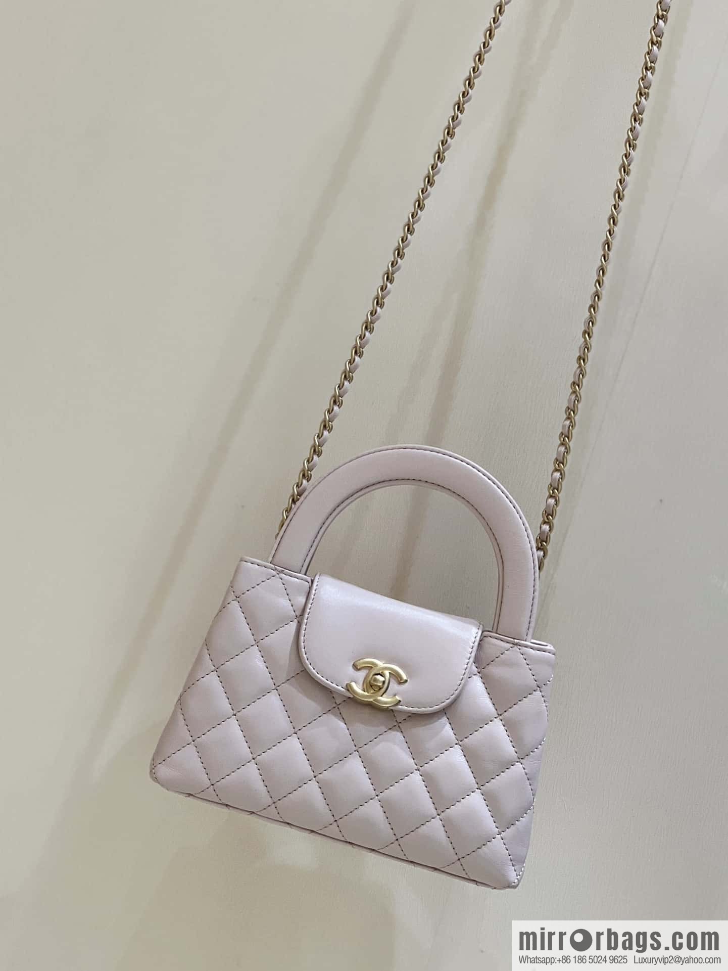 CHANEL 23K autumn and winter series Kelly bag AS4416 pink
