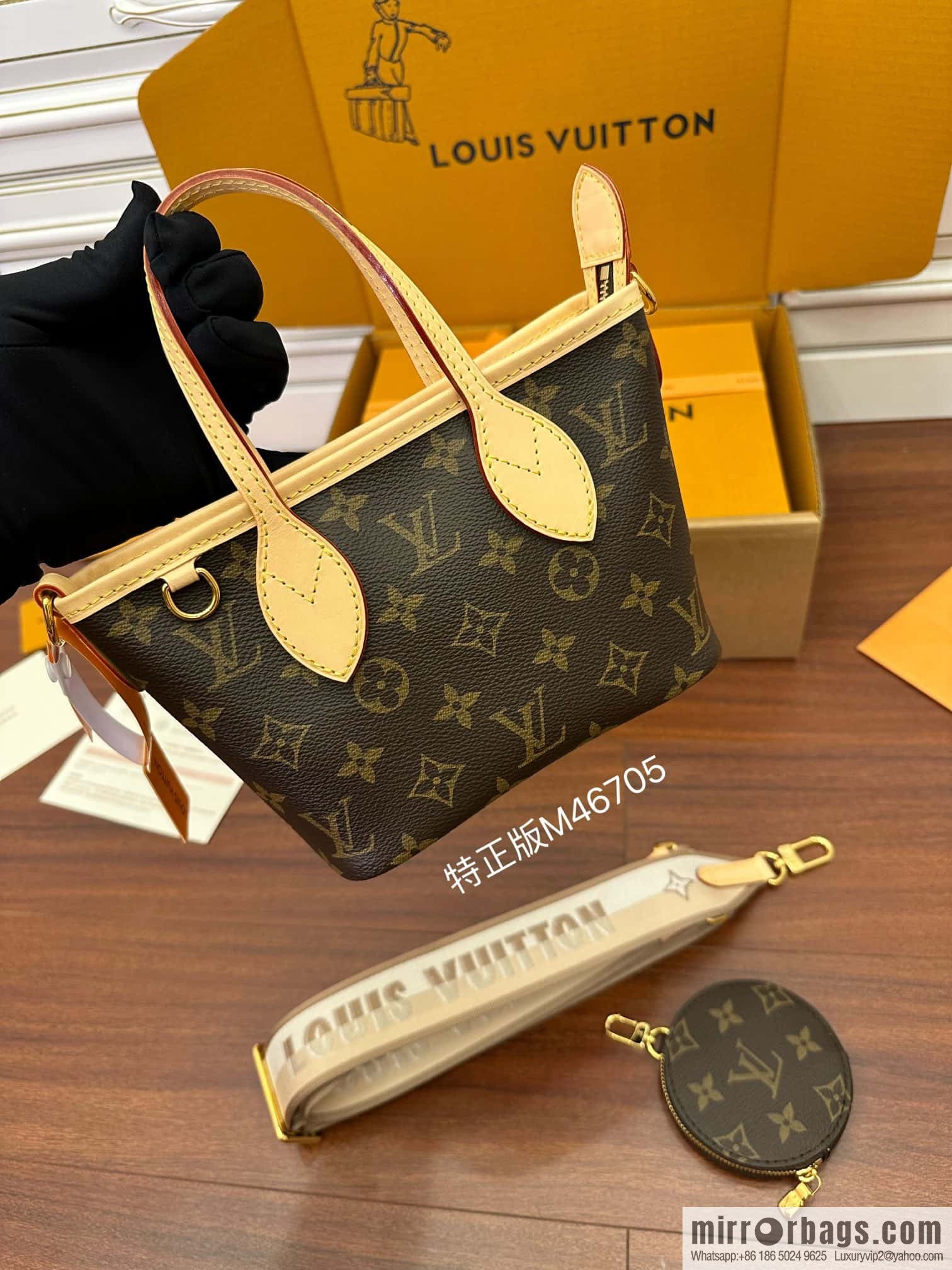 LV M46705 Neverfull BB