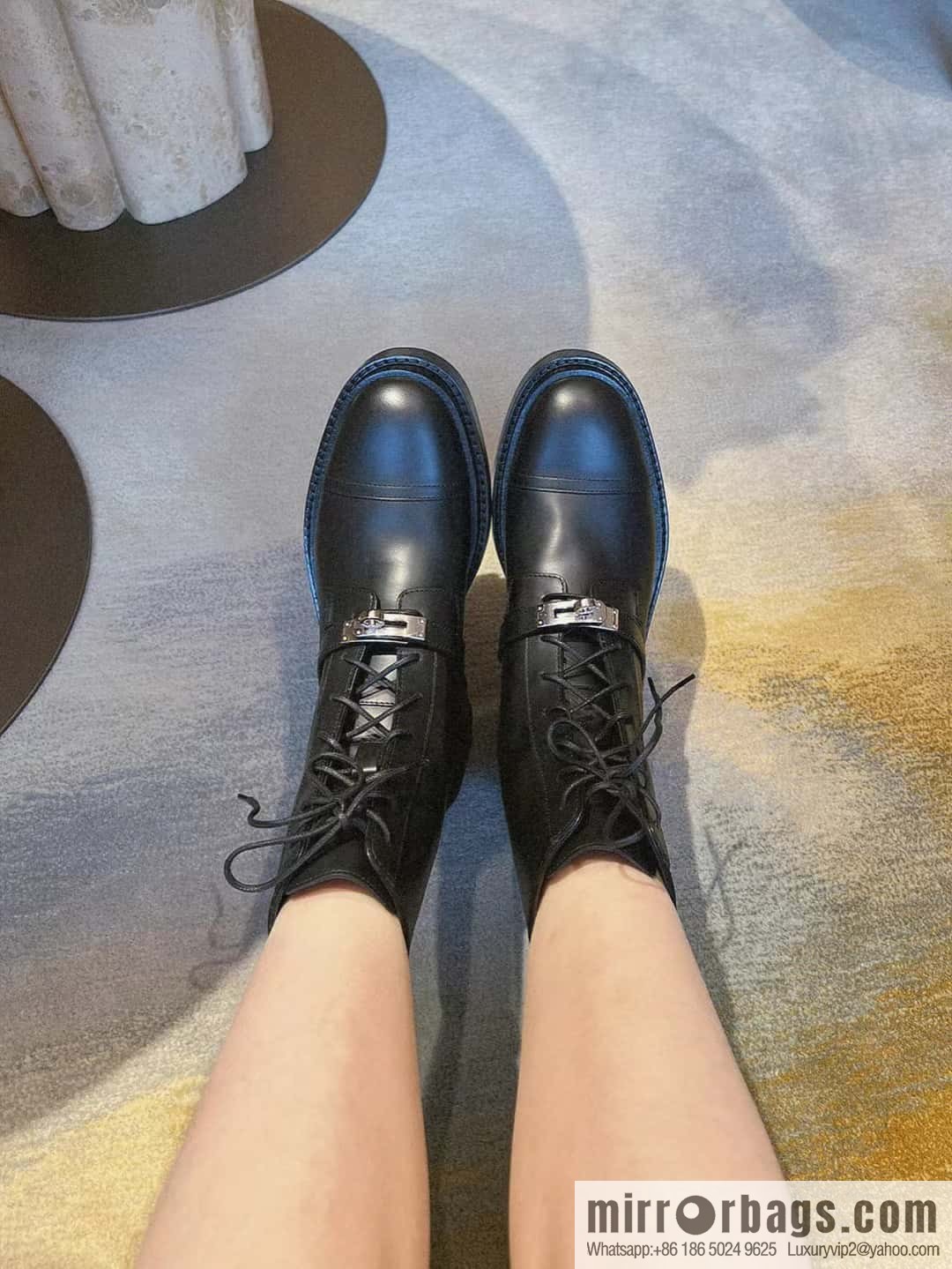 Hermès New Kelly Button Boots for Autumn and Winter