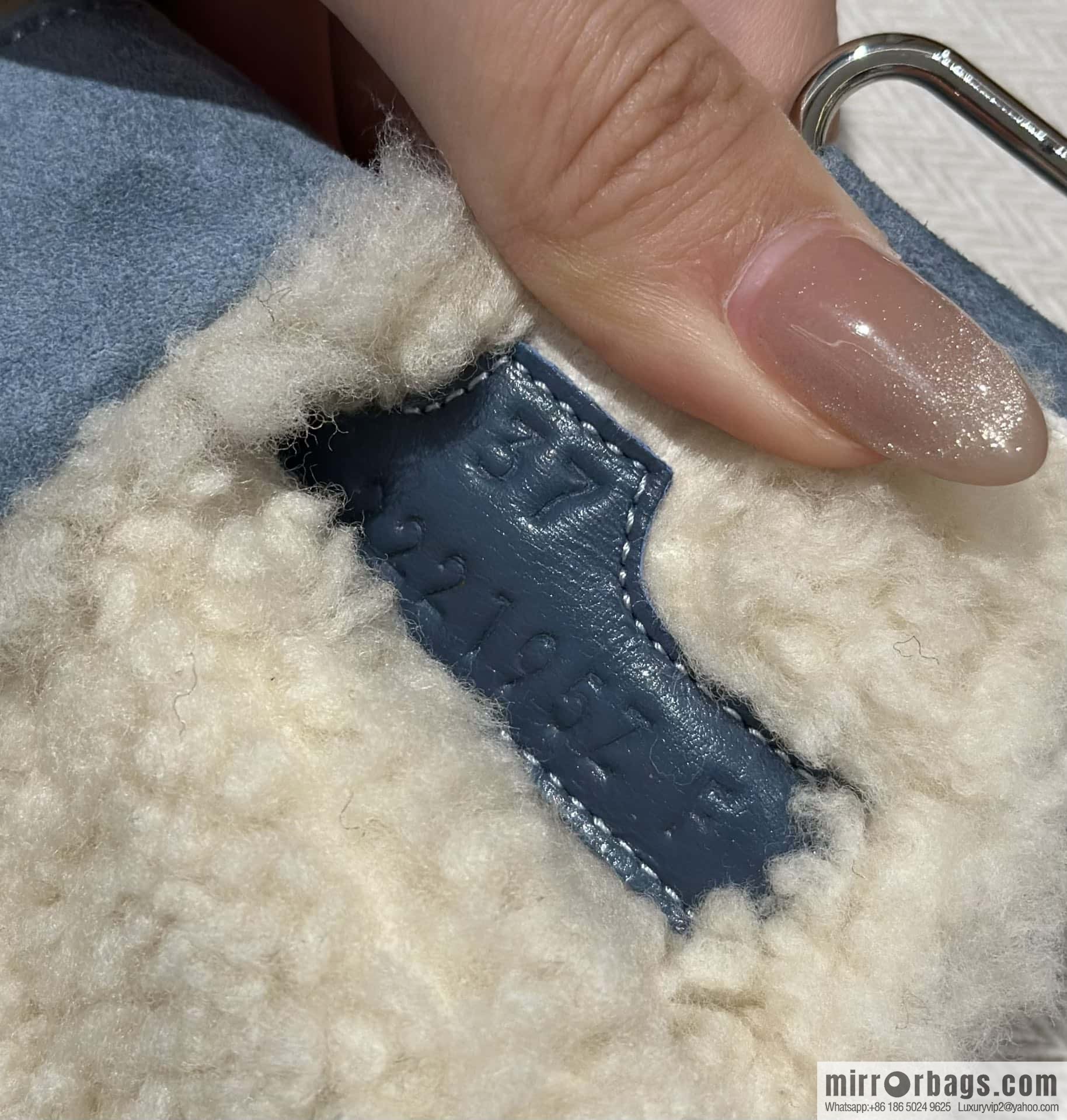 Hermès Lamb Wool Chypre Sandals