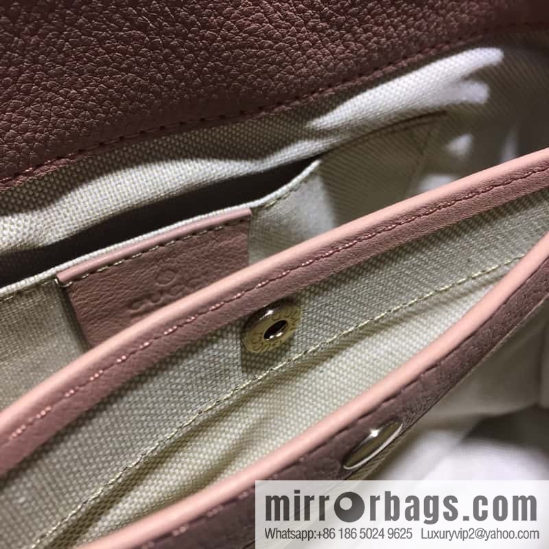 Gucci Soho shoulder backpack 387043 nude powder