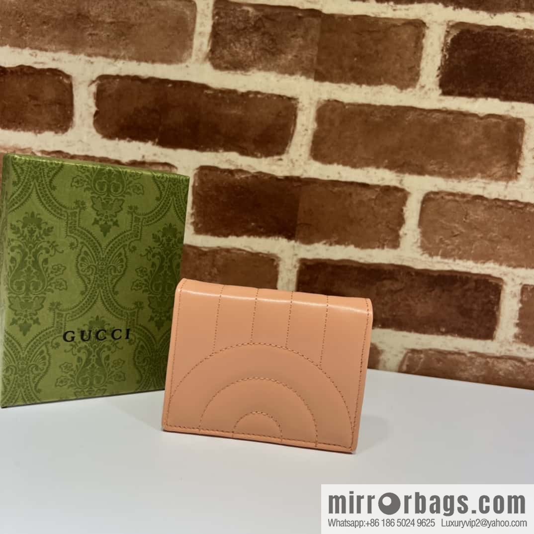 GUCCI GG Marmont series card holder 466492 sunset orange