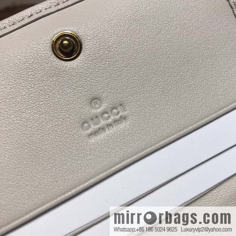 GUCCI GG Marmont series card holder 466492 meters white