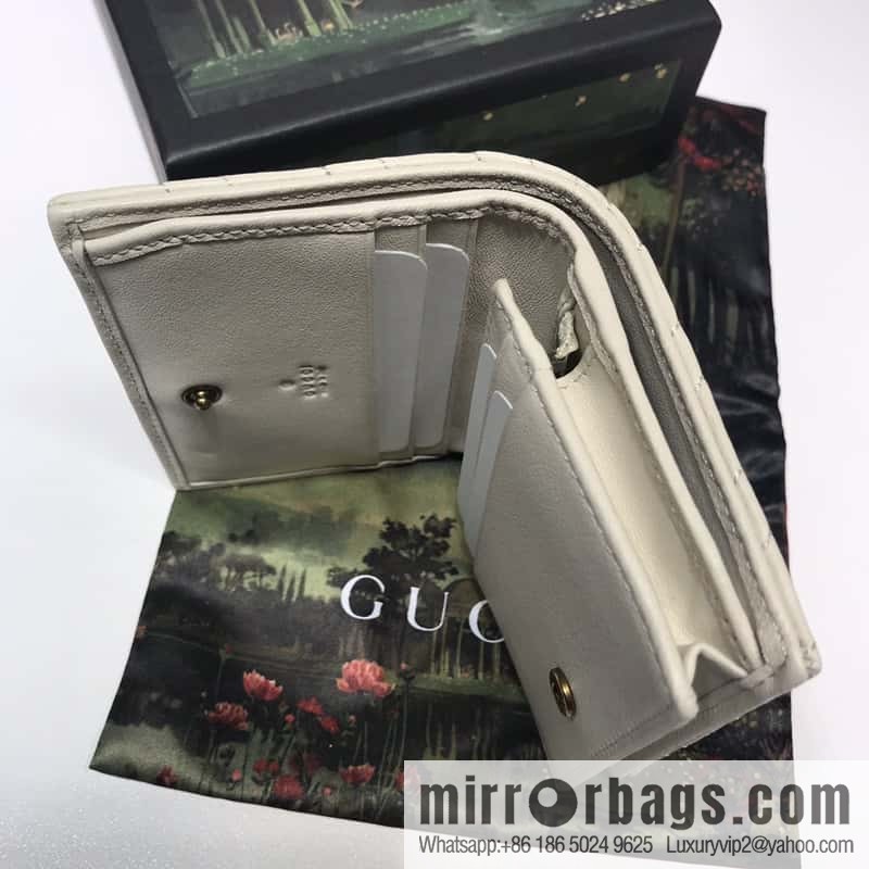 GUCCI GG Marmont series card holder 466492 meters white