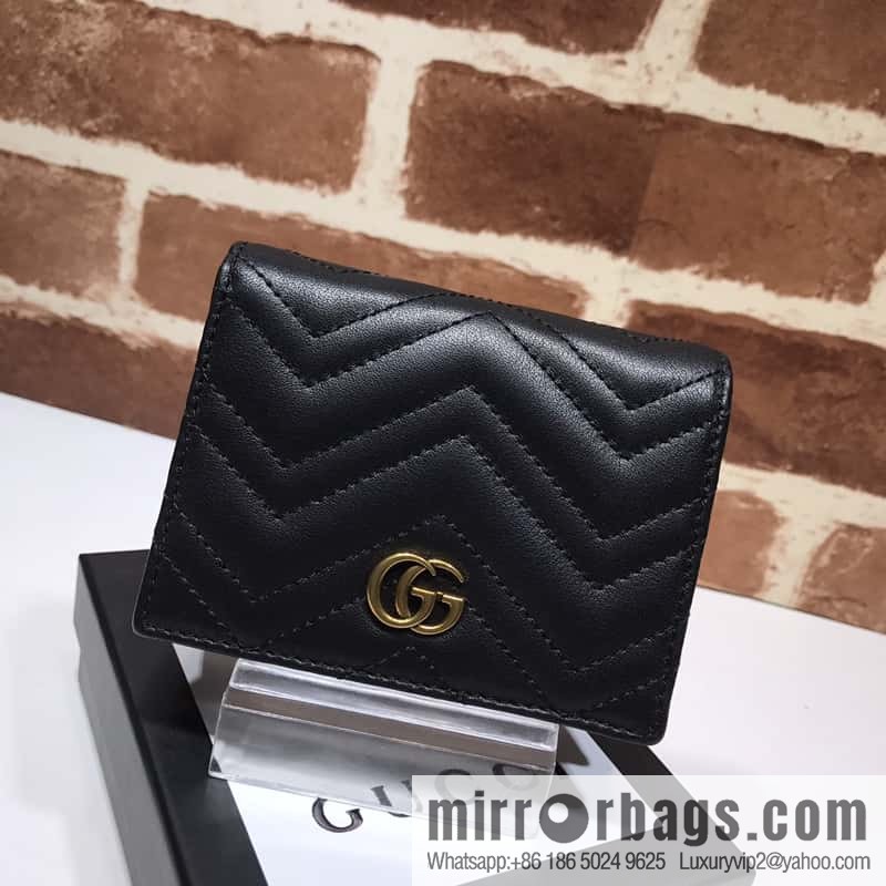 GUCCI GG Marmont series card holder 466492g full leather