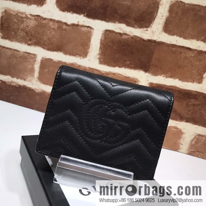 GUCCI GG Marmont series card holder 466492g full leather