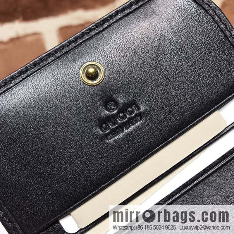 GUCCI GG Marmont series card holder 466492g full leather