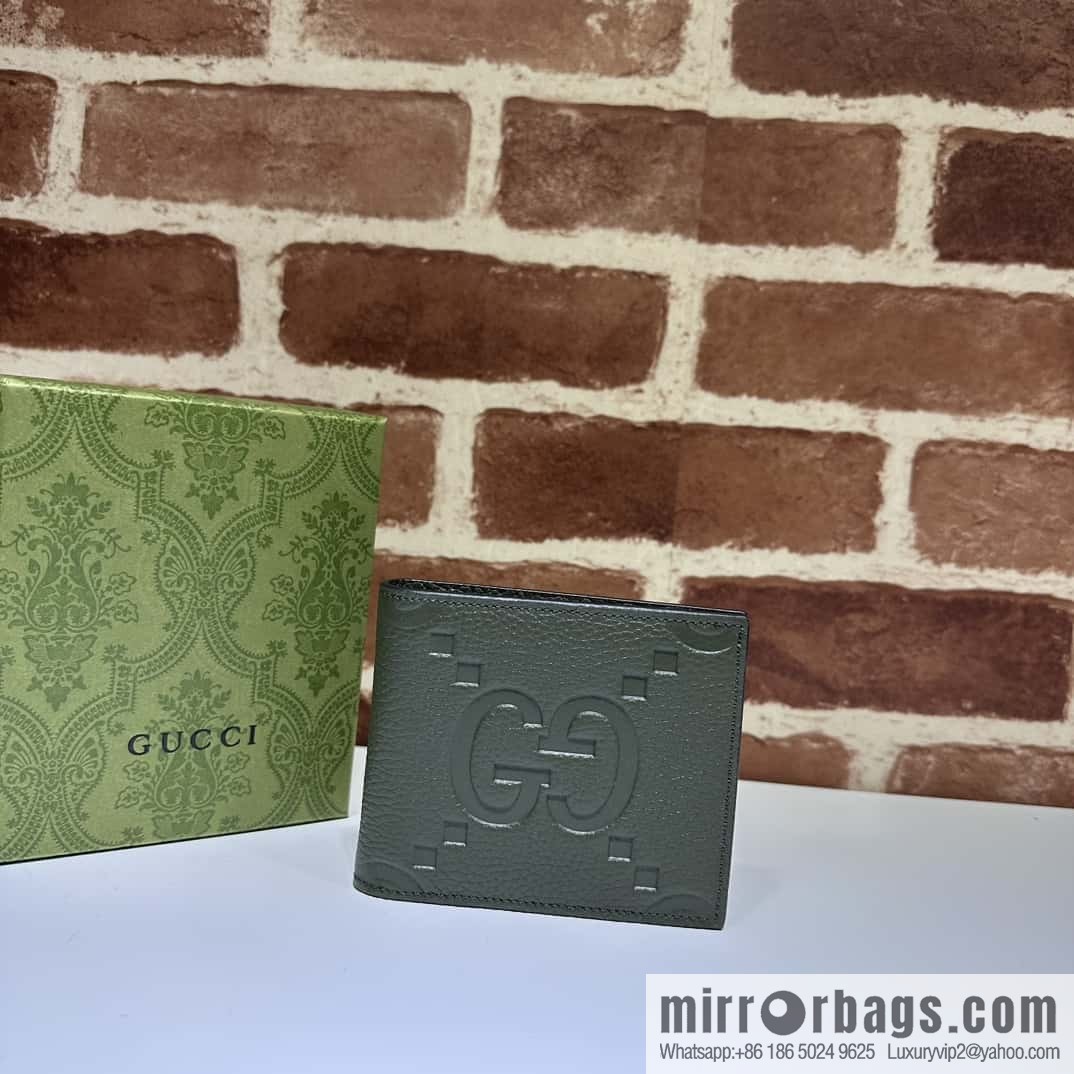 GUCCI super double G wallet 739475 green Li press G