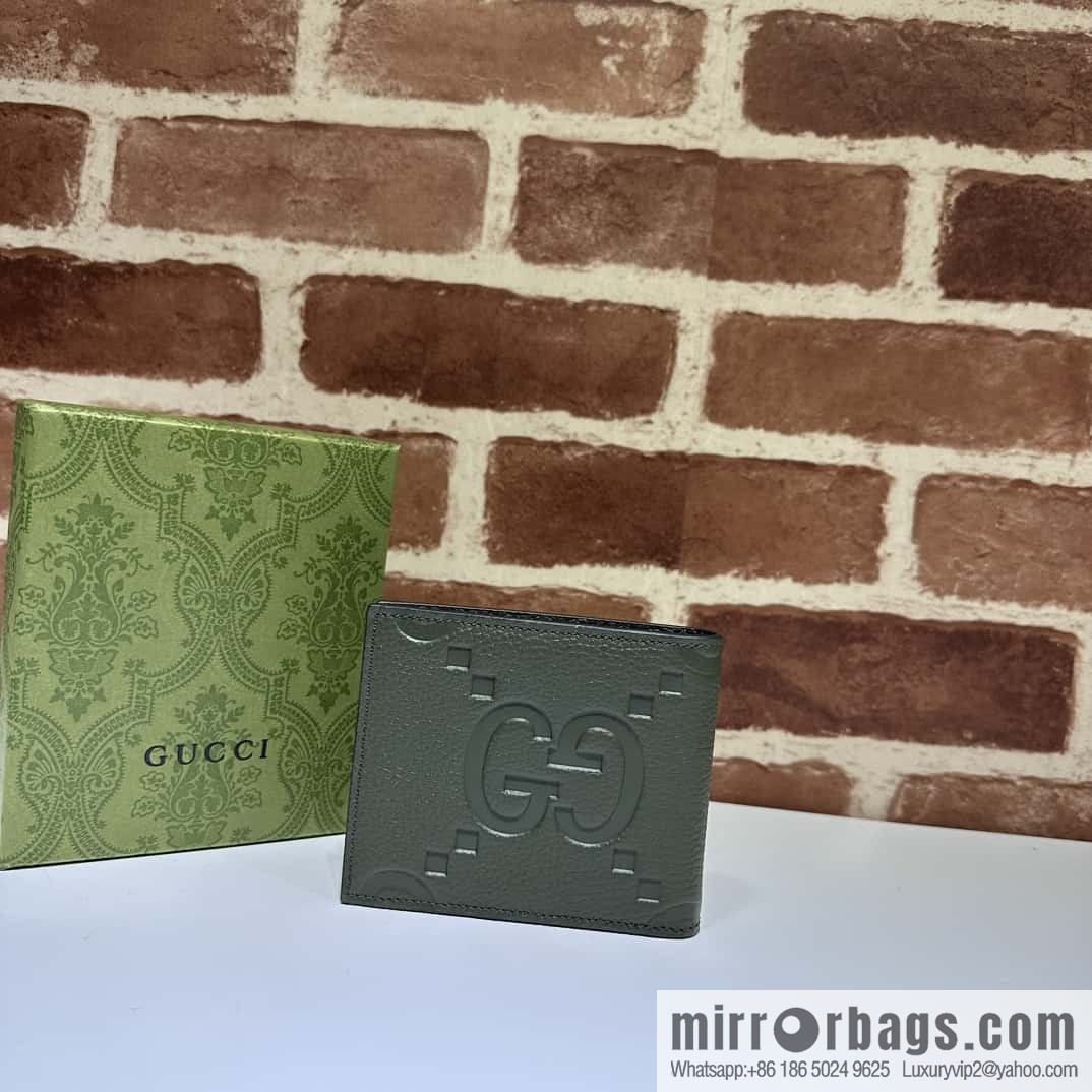 GUCCI super double G wallet 739475 green Li press G