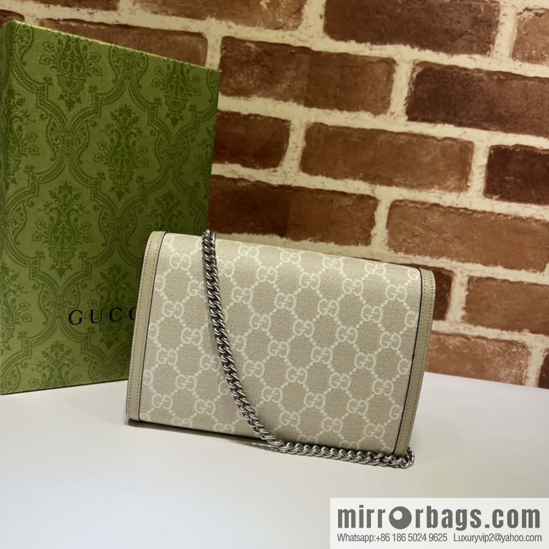 GUCCI Dionysus series mini chain strap handbag 401231 meters glue oat