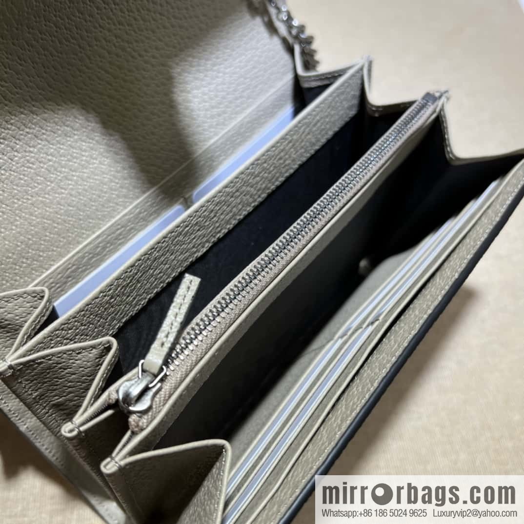 GUCCI Dionysus series mini chain strap handbag 401231 meters glue oat