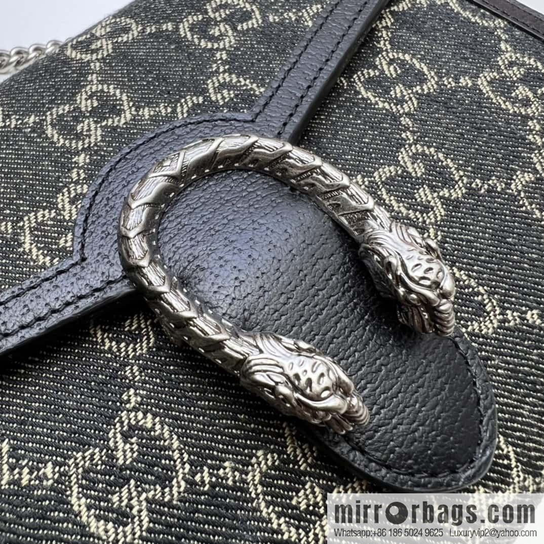 GUCCI Dionysus series mini chain strap handbag 401231g denim