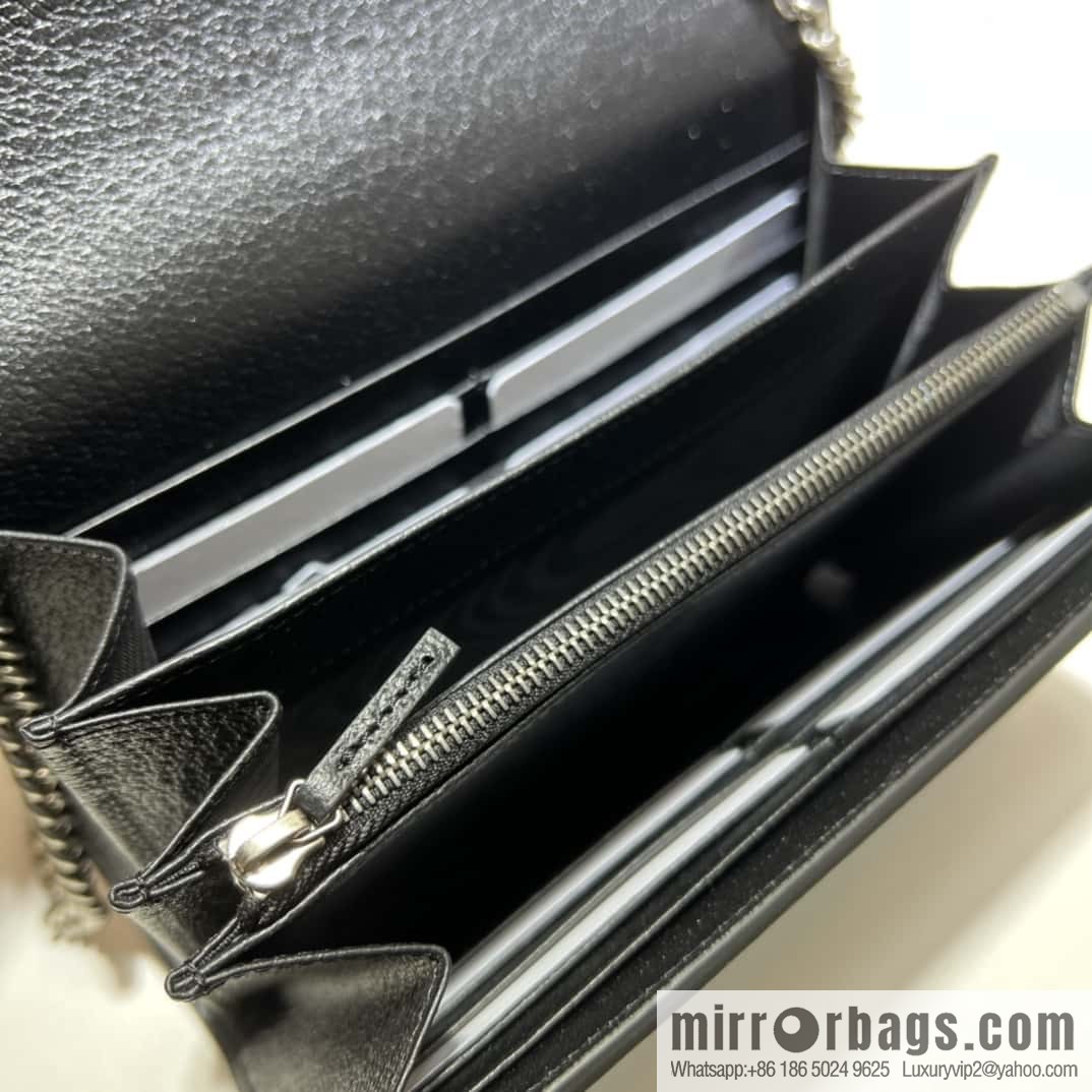 GUCCI Dionysus series mini chain strap handbag 401231g denim