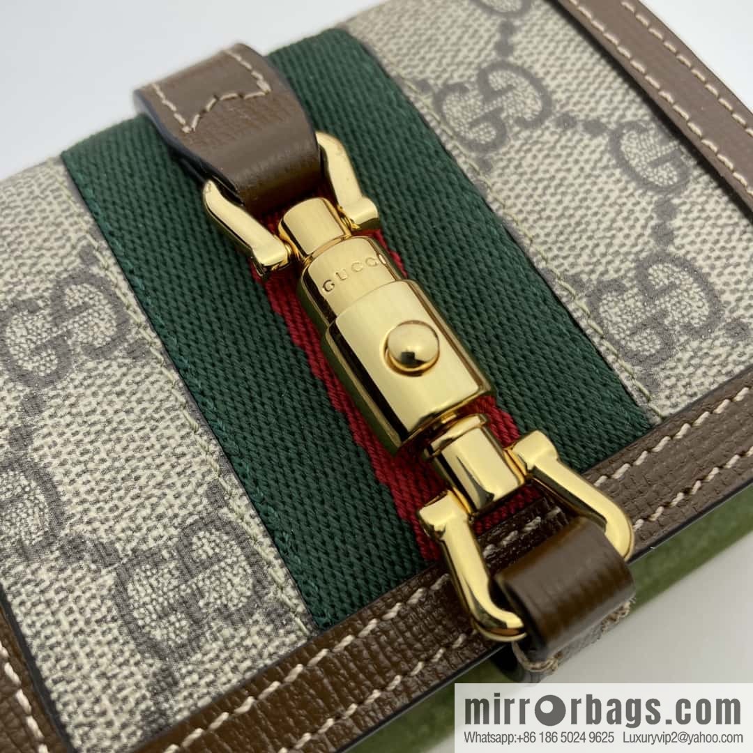 GUCCI Jackie 1961 series card holder 645536 brown brown