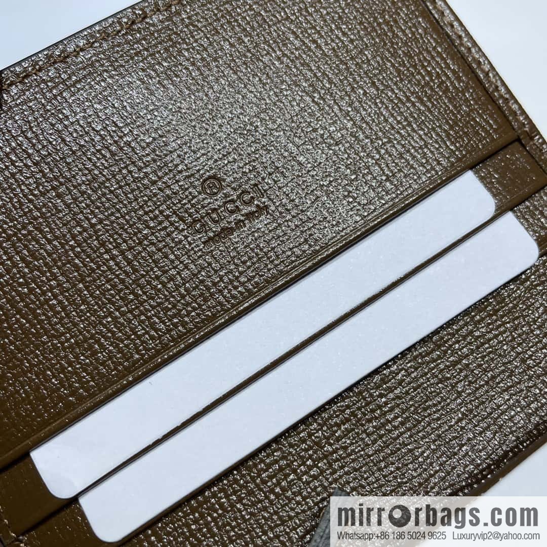 GUCCI Jackie 1961 series card holder 645536 brown brown