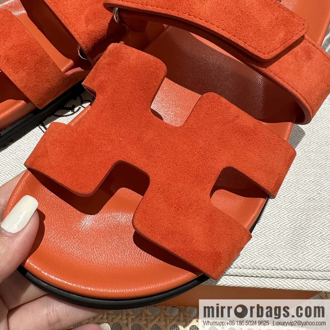 Hermès second uncle shoes 🐎🐎 Yangjing orange