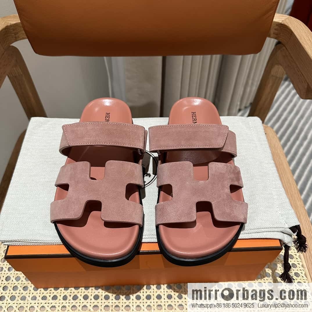 Hermès second uncle shoes 🐎🐎 Yangjing pink