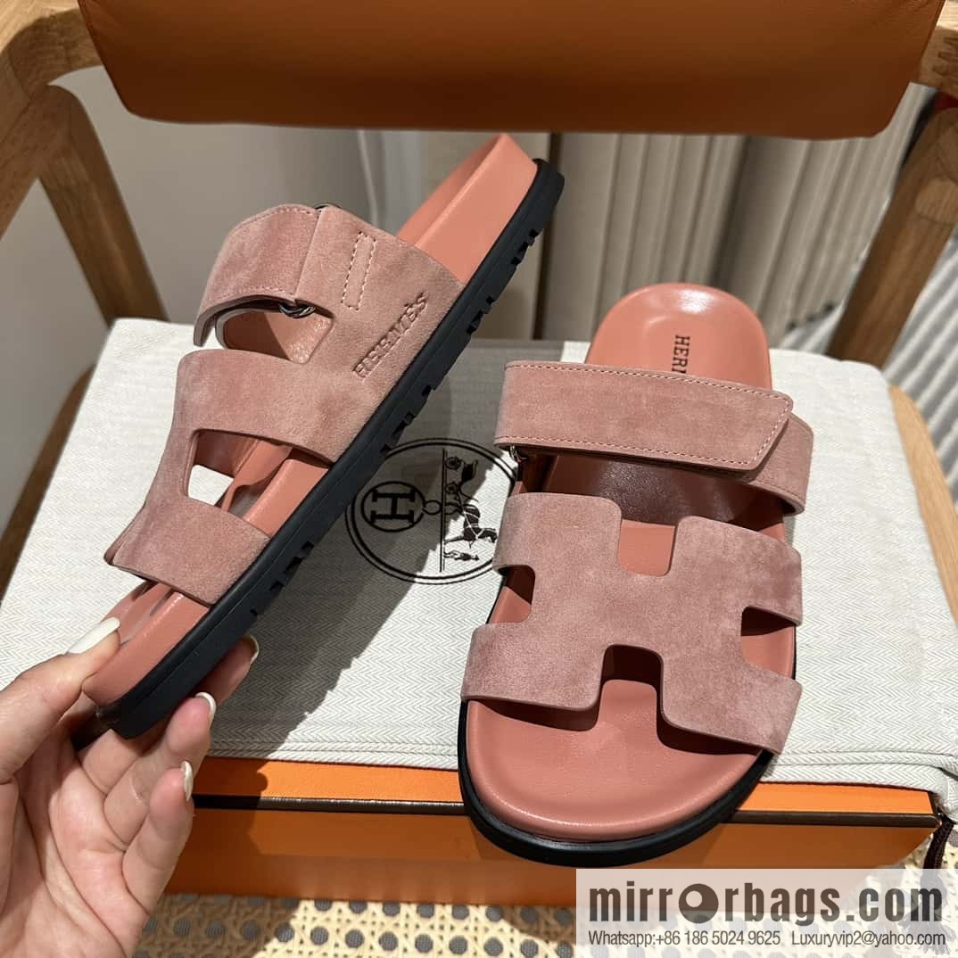 Hermès second uncle shoes 🐎🐎 Yangjing pink