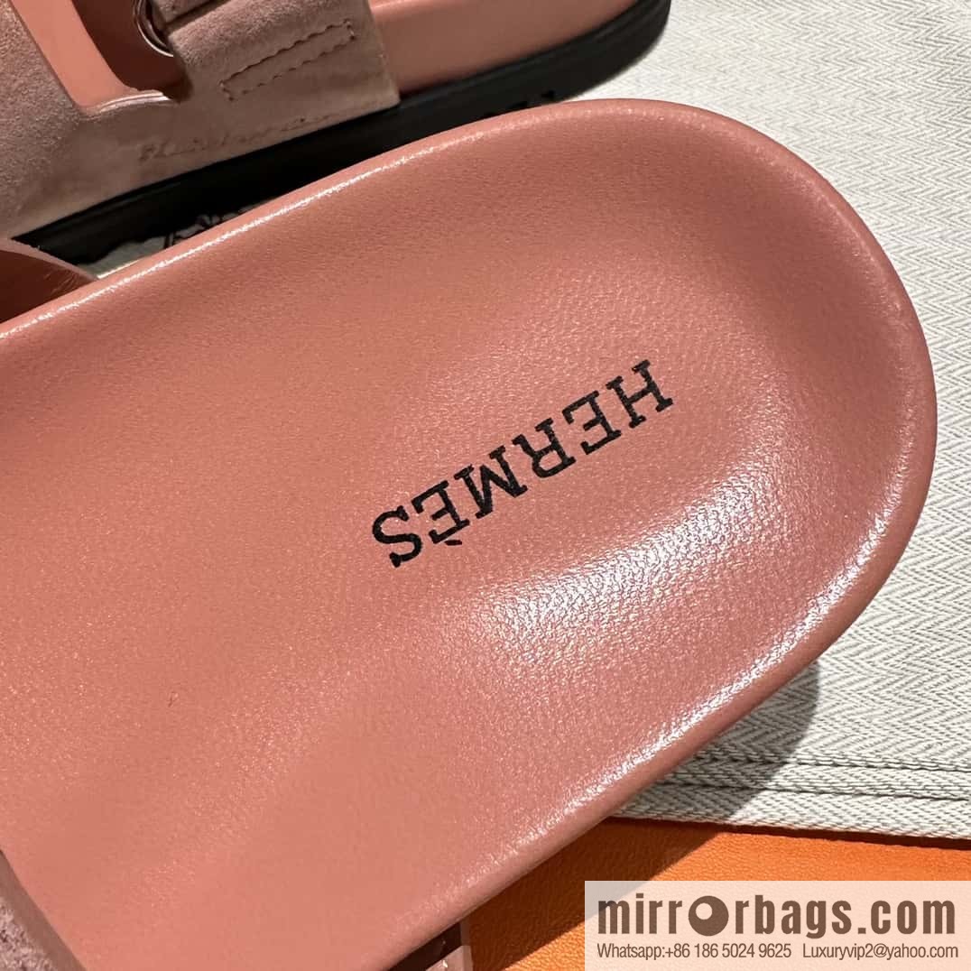Hermès second uncle shoes 🐎🐎 Yangjing pink
