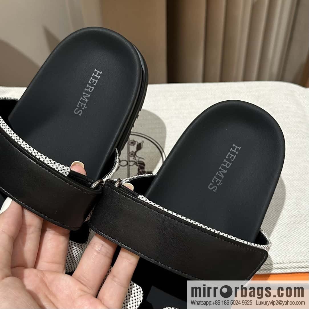 Hermès second uncle shoes 🐎🐎 plain black patchwork