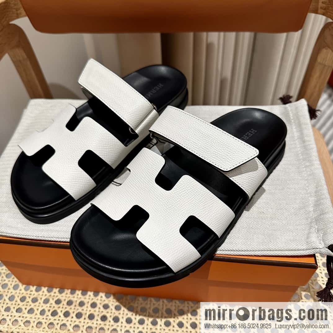 Hermès second uncle shoes 🐎🐎 palm print white