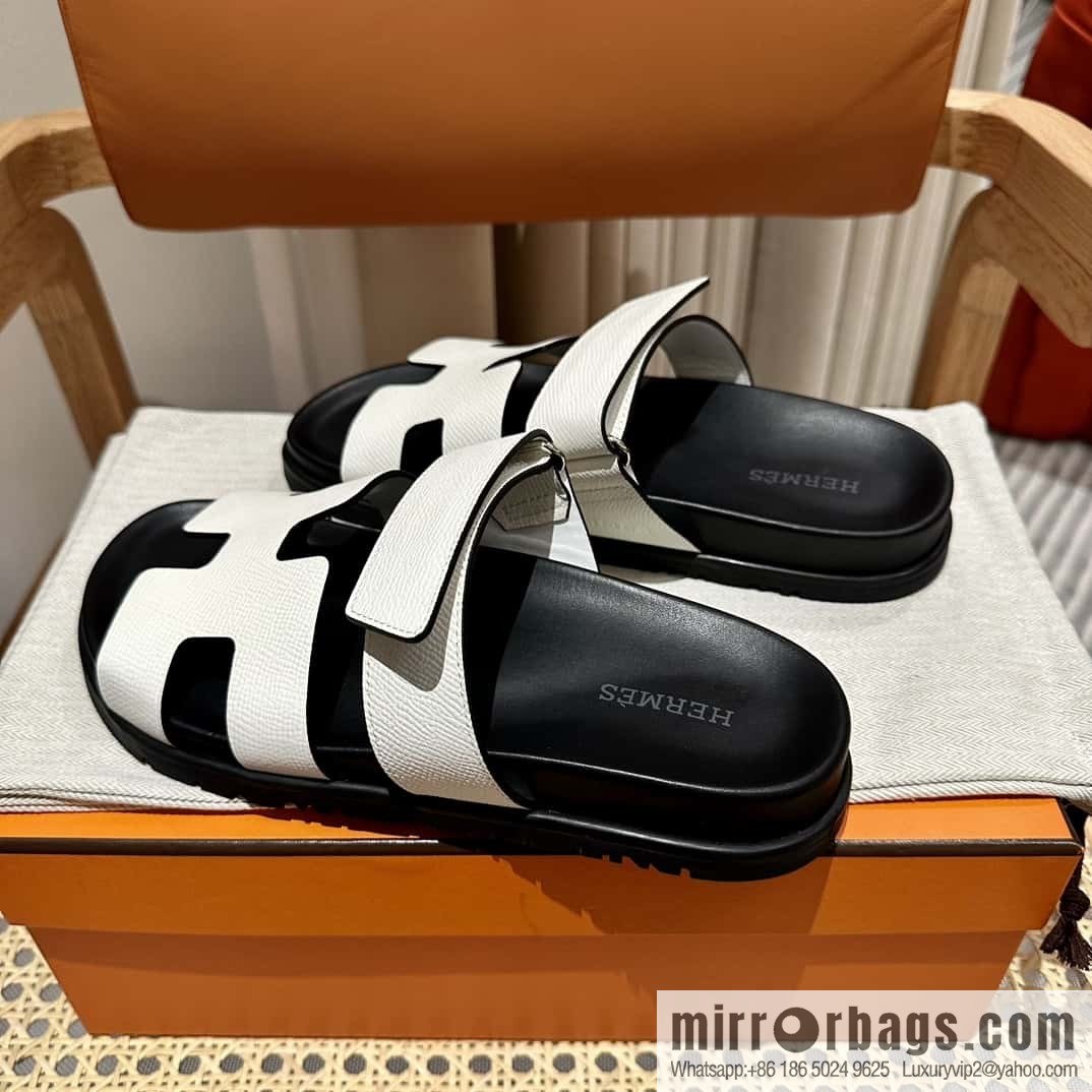 Hermès second uncle shoes 🐎🐎 palm print white