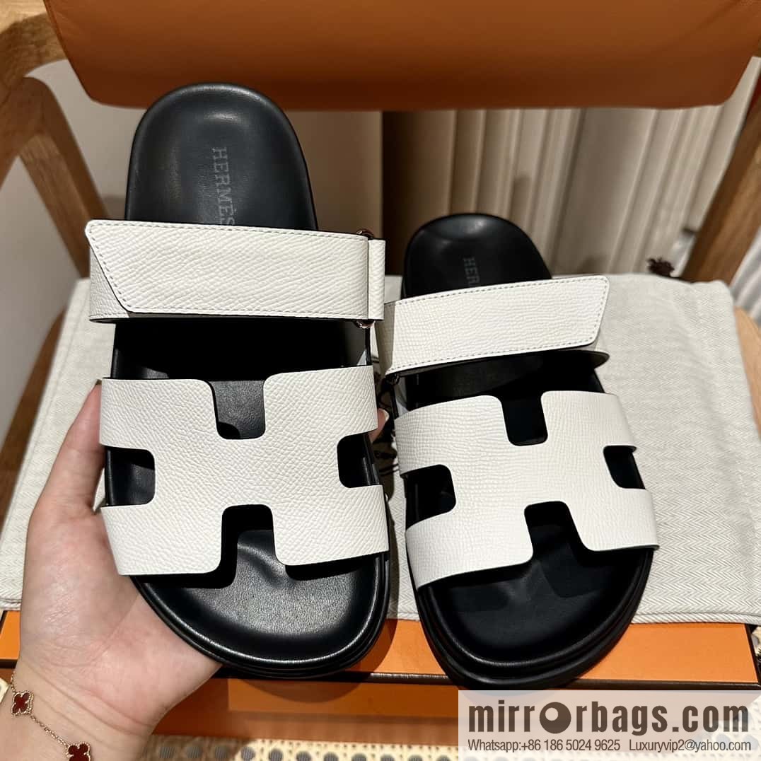 Hermès second uncle shoes 🐎🐎 palm print white