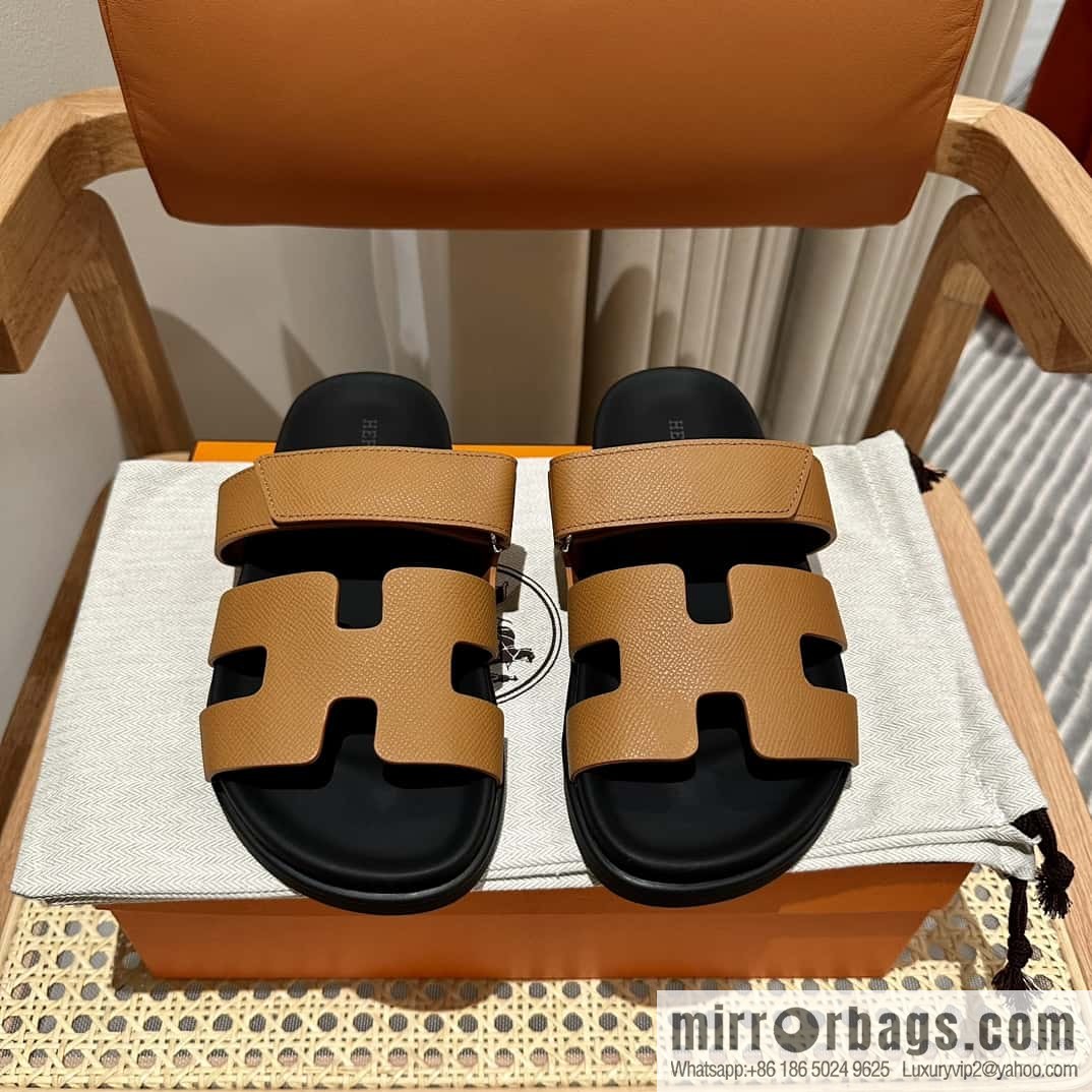 Hermès second uncle shoes 🐎🐎 palm print yellowish