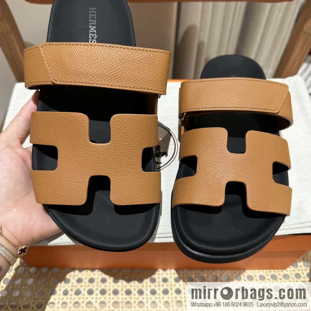 Hermès second uncle shoes 🐎🐎 palm print yellowish
