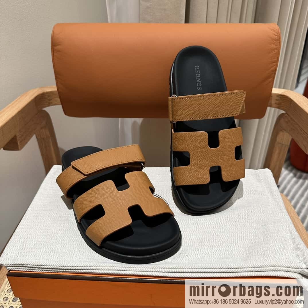 Hermès second uncle shoes 🐎🐎 palm print yellowish