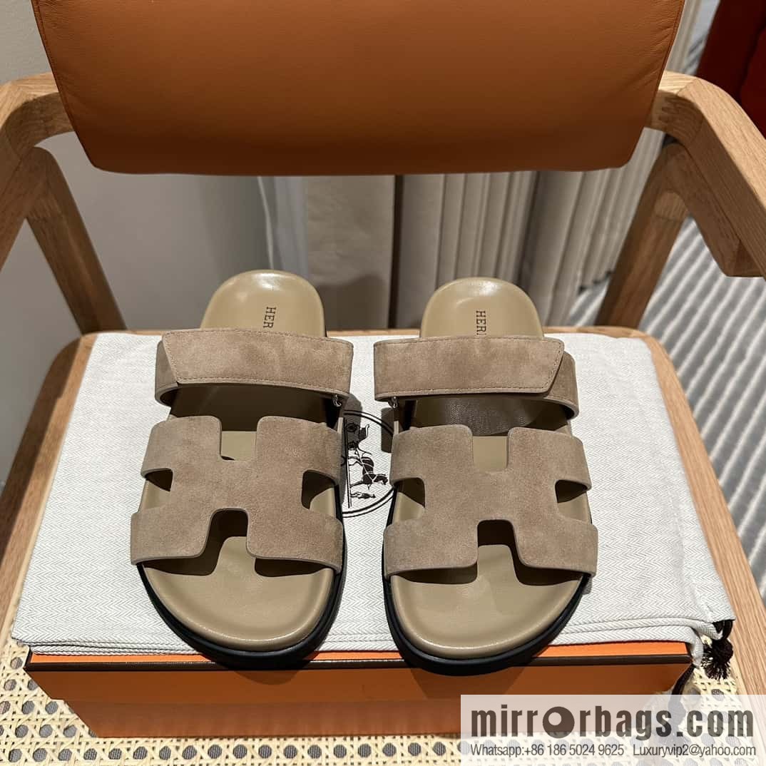Hermès second uncle shoes 🐎🐎 Yangjing milk tea color