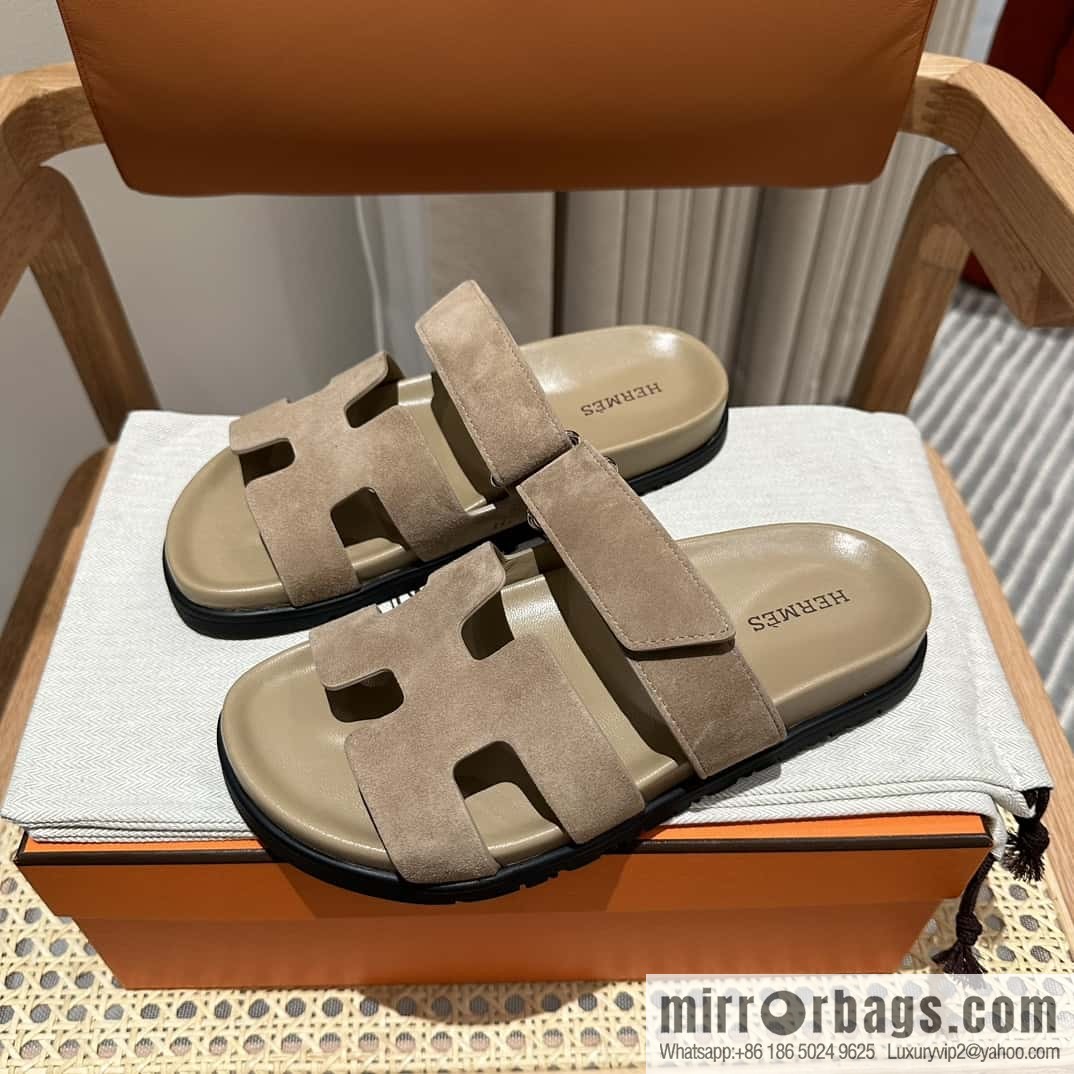 Hermès second uncle shoes 🐎🐎 Yangjing milk tea color