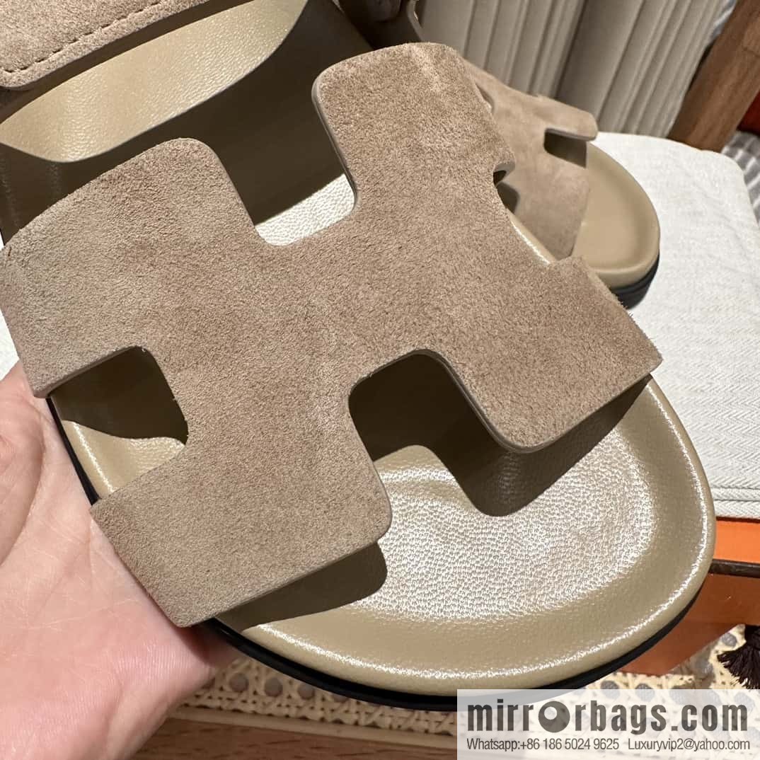 Hermès second uncle shoes 🐎🐎 Yangjing milk tea color