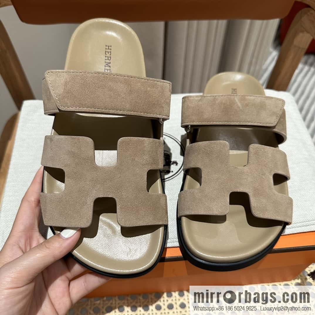 Hermès second uncle shoes 🐎🐎 Yangjing milk tea color