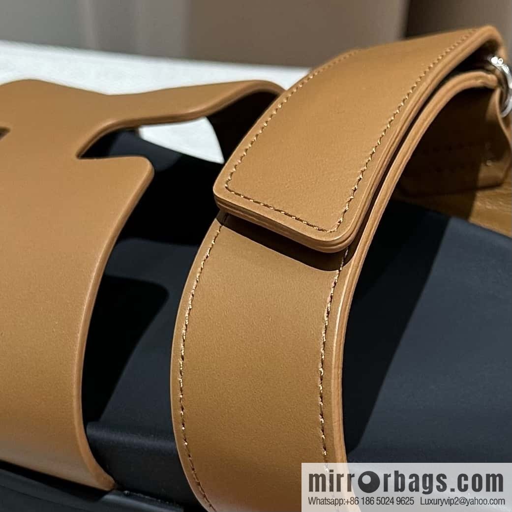 Hermès second uncle shoes 🐎🐎 plain gold brown