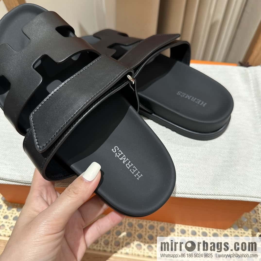Hermès second uncle shoes 🐎🐎 plain black