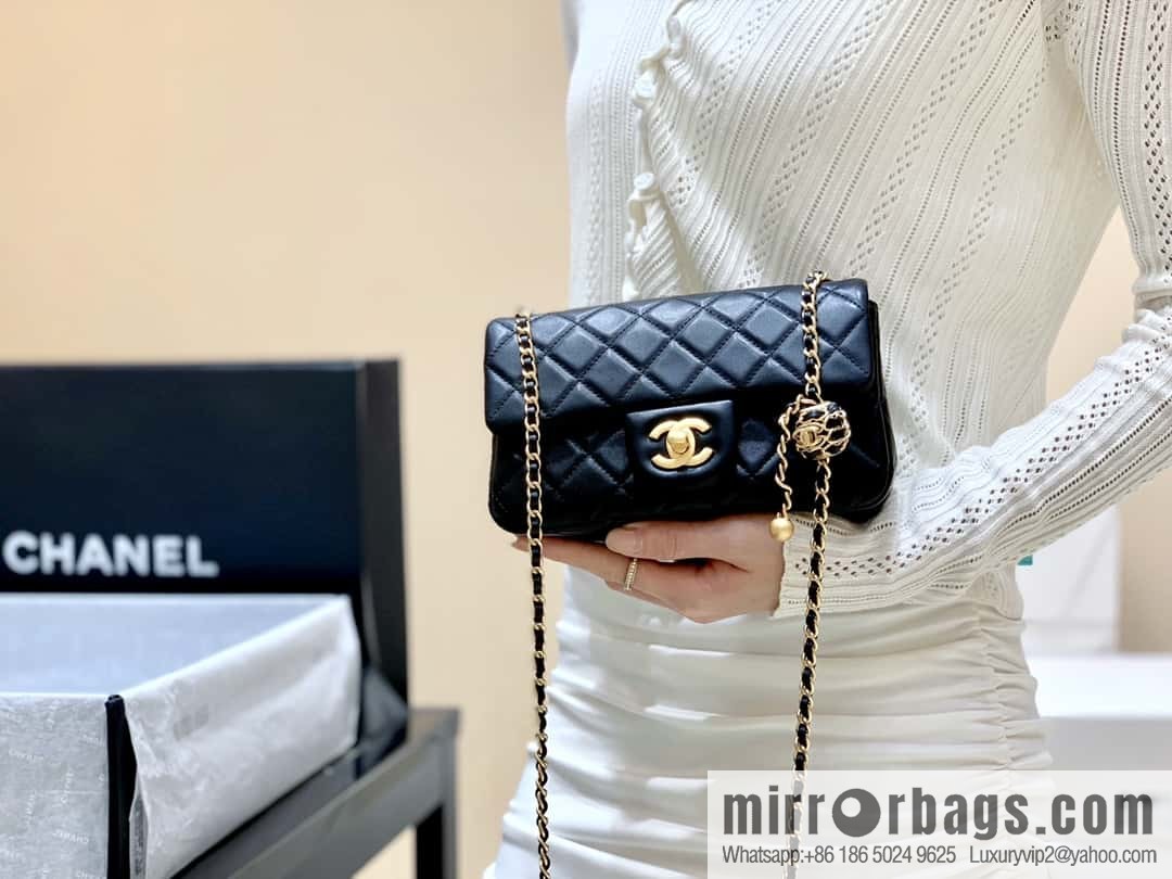 CHANEL 22P Latest Walnut Golden Ball AS1787