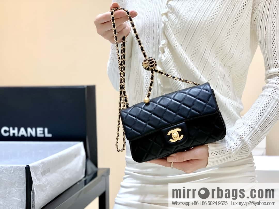 CHANEL 22P Latest Walnut Golden Ball AS1787