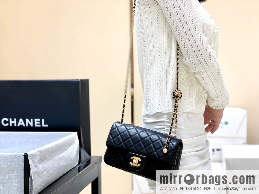 CHANEL 22P Latest Walnut Golden Ball AS1787