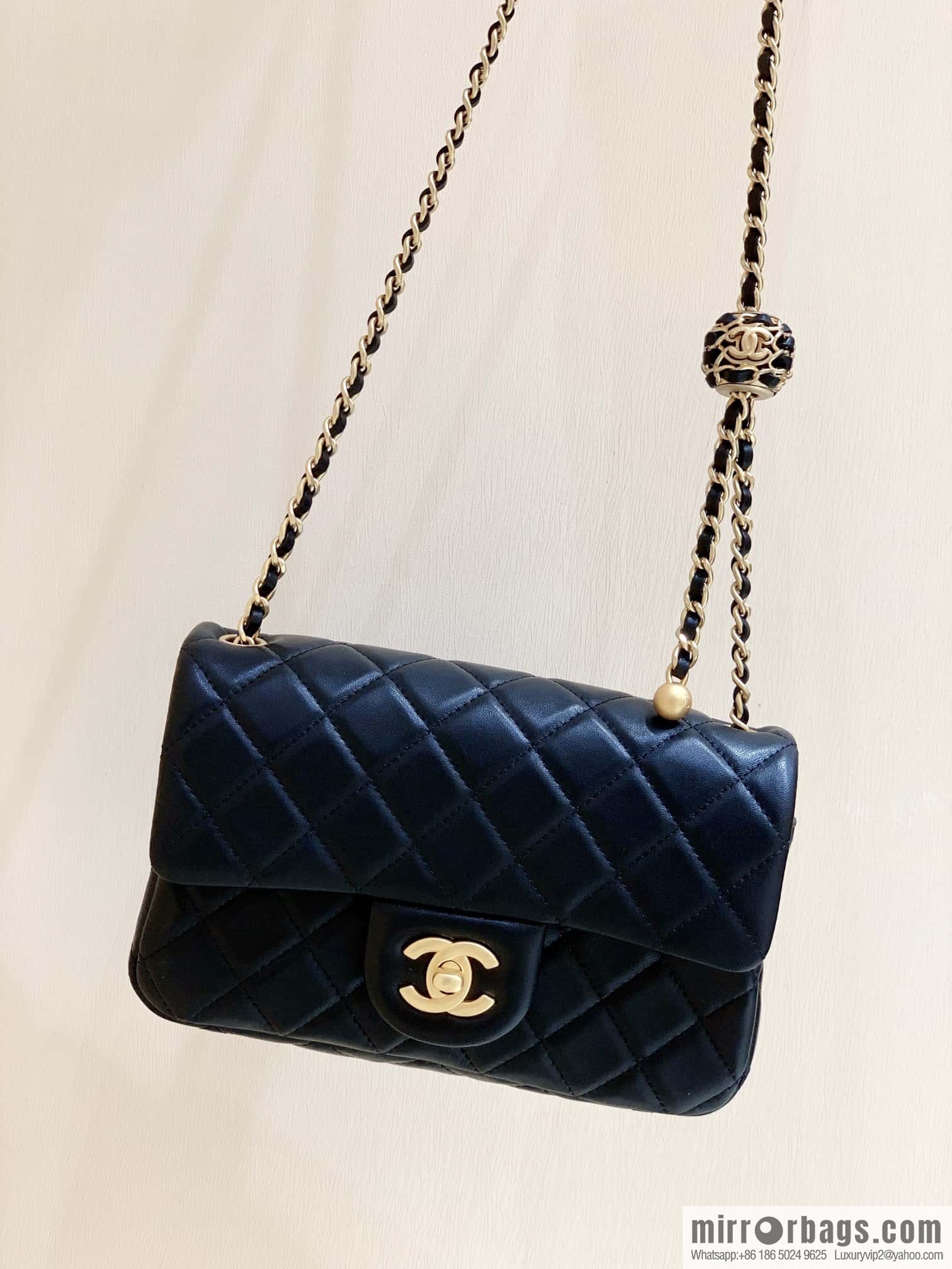 CHANEL 22P Latest Walnut Golden Ball AS1787