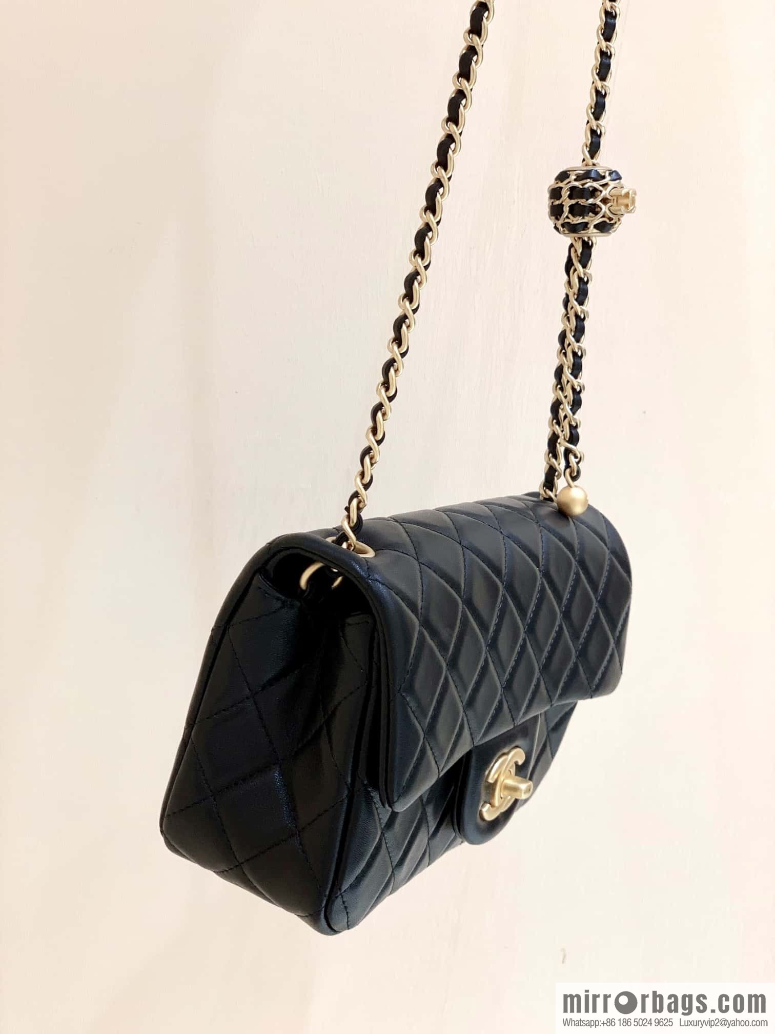 CHANEL 22P Latest Walnut Golden Ball AS1787