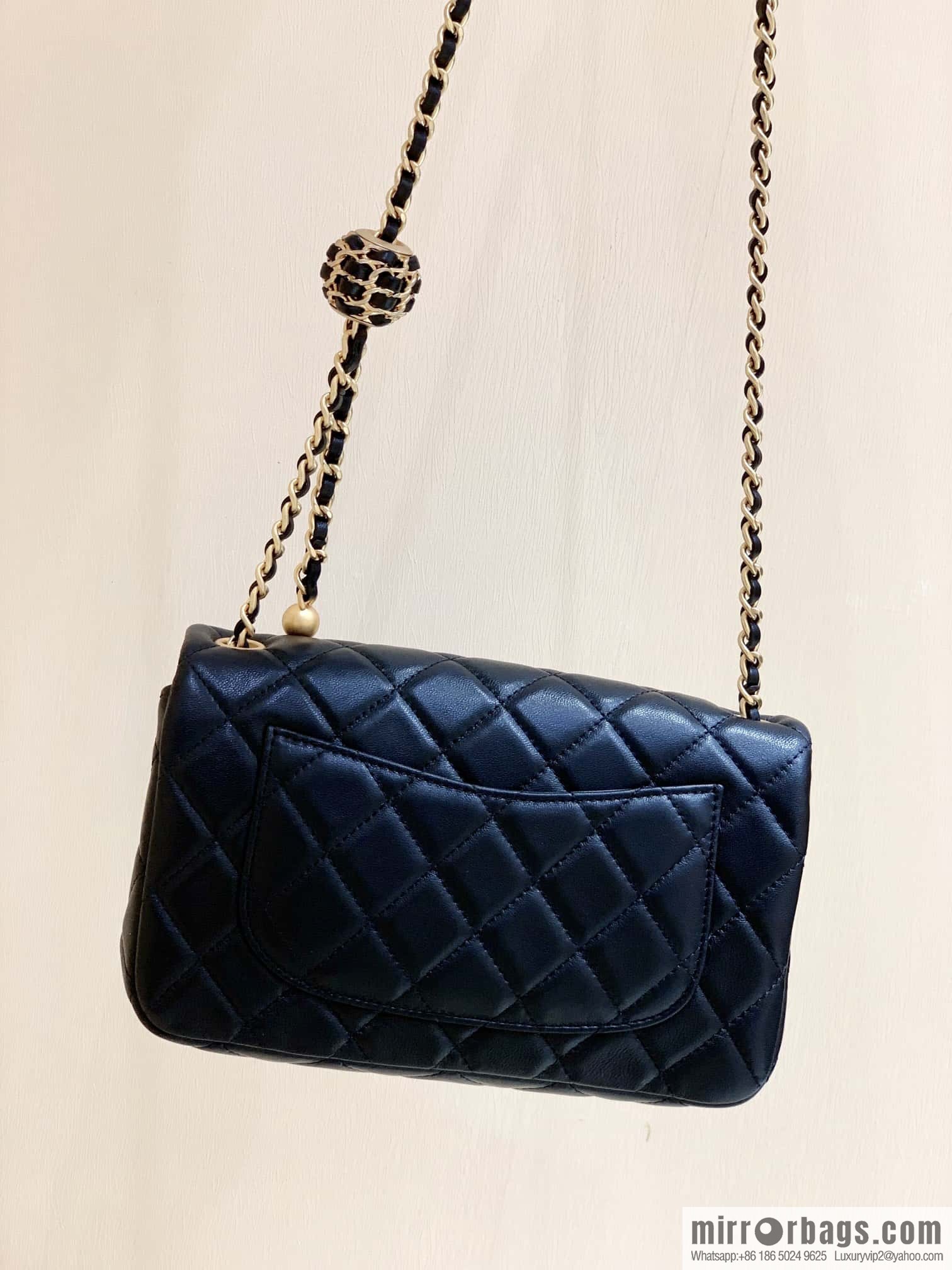 CHANEL 22P Latest Walnut Golden Ball AS1787